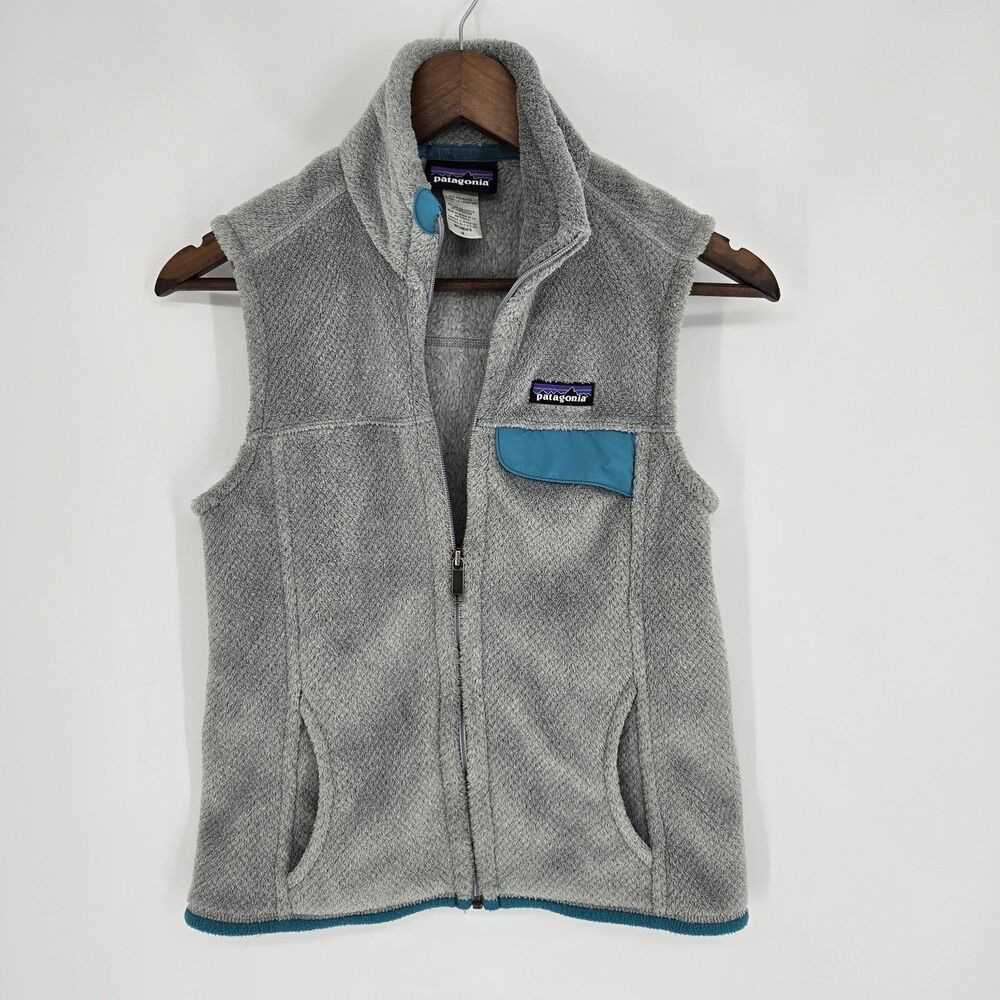 Patagonia Small Re-Tool Fleece Vest Gray
